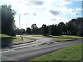 A view of Woodlands Road approaching a traffic island  (3)