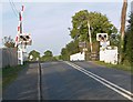 Level crossing along Normanton Lane