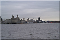 SJ3290 : The Mersey and Liverpool from Seacombe by David Long