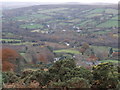 Looking down, towards Bonehill