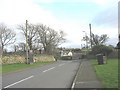 The Bryn Du road at Llanfaelog