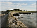 View toward Priory Point from Little Island breakwater, Barry