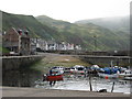 Harbour and seatown at Gardenstown (Gamrie)