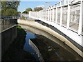 The River Ravensbourne north of Elverson Road DLR station (2)