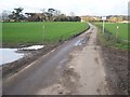 Ranscombe Farm and footpath junction