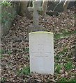 The grave of 1832450 Gunner C.H. Thornton RA at Llanfaelog