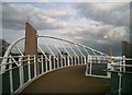 Footbridge over Hill Barton Road