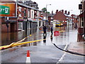 SE5605 : Bentley High Street During The 2007 Floods by Hall Family