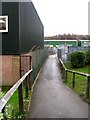 Footpath to Owlcotes Centre from Bradford Road