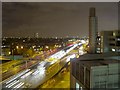 Night-time traffic on the Westway