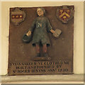 Plaque from Jenyns Free School