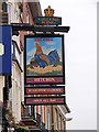 The sign of the Cock Inn, Hitchin