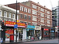 City Road, EC1 (north side, east of Shepherdess Walk).