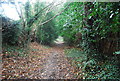 The footpath between The Ridgeway & Pennington Rd, Southborough