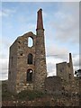 Engine houses at Wheal Hearle, East Boscaswell Mine