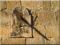 NY9166 : Sundial on the porch of St. Michael's Church, Warden by Mike Quinn