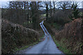 Steep hill on minor road near Maestyle