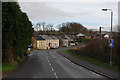 The B4337 heading east in Llanybydder