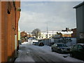 Snow covered Miller Street