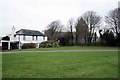 Village green and church