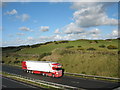 The A 55 from the Dothan Road bridge