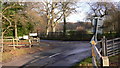 Road junction near Wiblings Farm