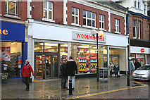 NT4936 : The Woolworths store in Galashiels by Walter Baxter