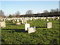 Looking towards Velder Avenue within Milton Cemetery