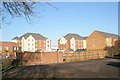 New flats behind Langstone Community Church