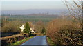 The view down Glasshouse Hill.