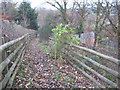 Public footpath from Hillside Avenue to Canal Road