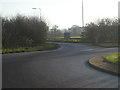 Roundabout on the A41 at Newport