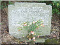 A memorial to Fred and Winifred Hughes, lately of this farmland