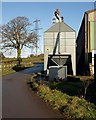 Oak, pylon, grain dryer, barn