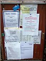 Community notice board, Hallin