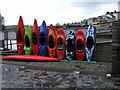 Kayaks by the Teifi