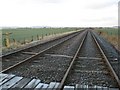 Dundee to Perth railway line at Kingston farm level crossing