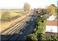 TQ0868 : Upper Halliford: Shepperton branch line railway by Nigel Cox