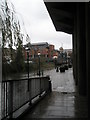 Looking along pedestrian walkway towards Wey House