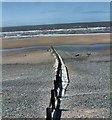 SD3142 : Cleveleys Groyne by Gerald England