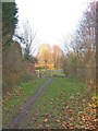 Path adjacent to Broome Manor golf course