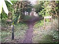 Entrance into Six Acre Community Wood, Cuxton