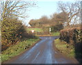 The end of the lane north from Braiseworth