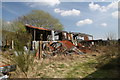 Derelict sheds near Cossans