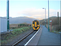 SH6214 : An Arriva Wales train departing from Morfa Mawddach Station by John Lucas