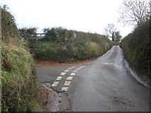 SY0086 : Minor road junction, south of Woodbury by Roger Cornfoot