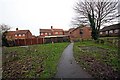 Houses next to the churchyard