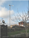 TQ3679 : Wind turbine at Rotherhithe City Farm by Stephen Craven
