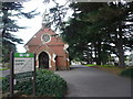 The chapel at the entrance to Faversham cemetery