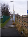 Footpath by Carr Gate Garden Centre